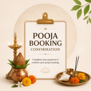 Pooja Booking Advance